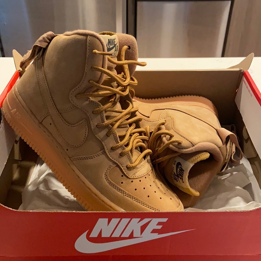 Brand New Wheat Airforce 1s!